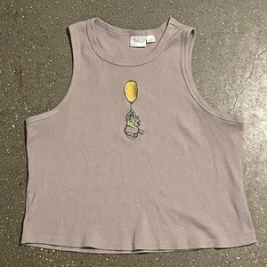 Disney Winnie the Pooh Embroidered Crop Top